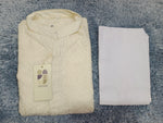 MENS CHIKENKARI HEAVY RAYON KURTA IN MUNICH