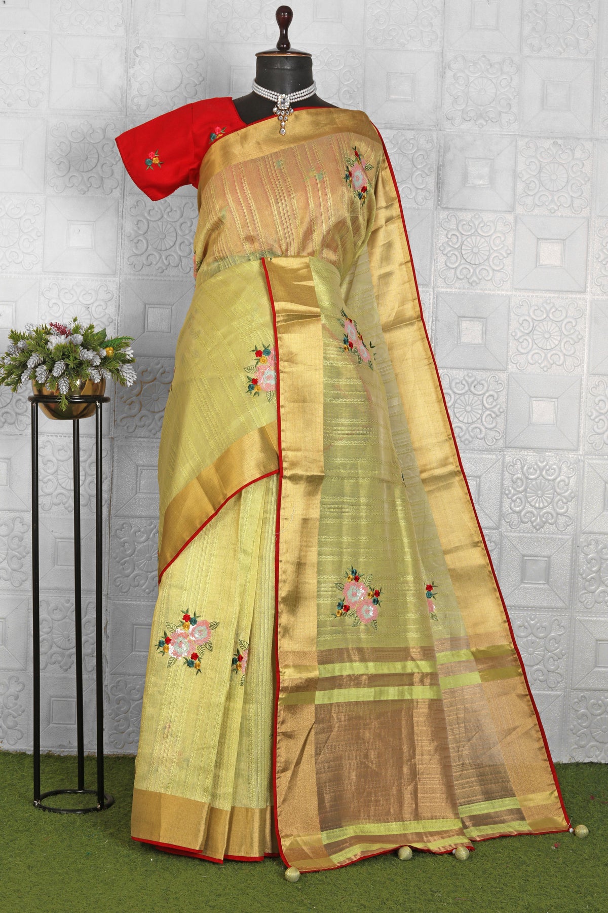 Beautiful Chanderi Silk Saree in Germany