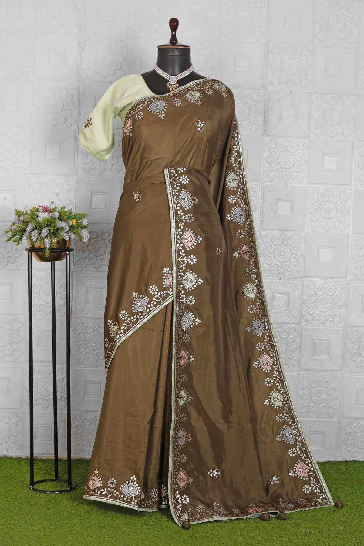 Beautiful Chinnon Saree in Munich