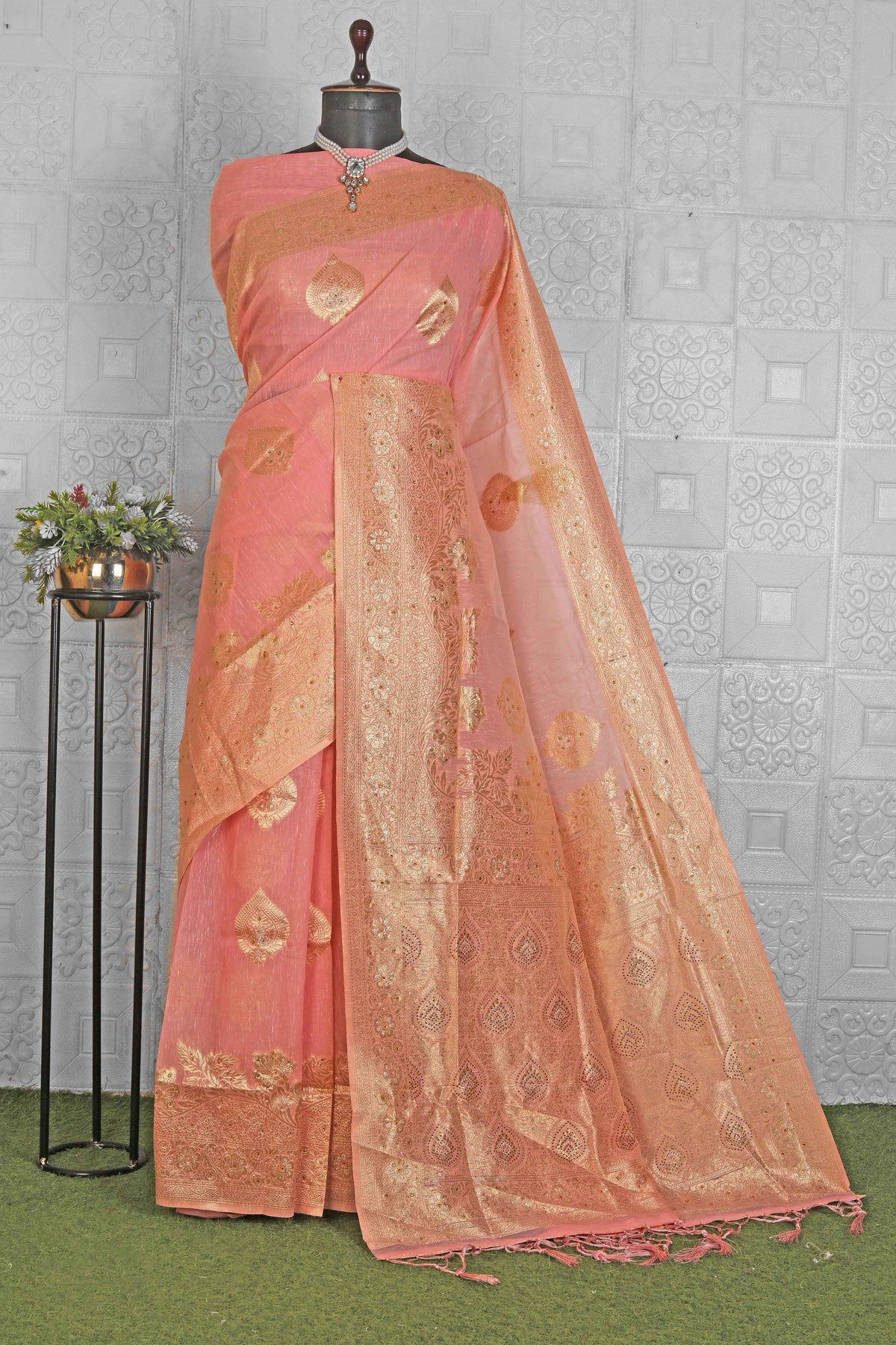Beautiful Chanderi Silk Saree in Munich