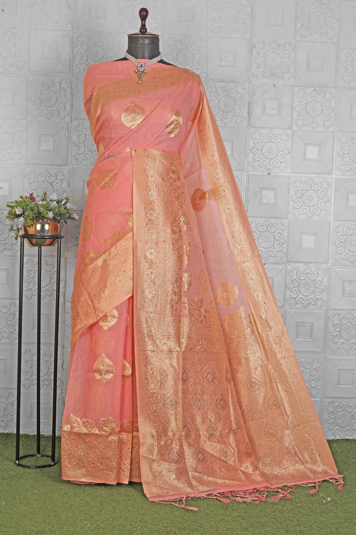 Beautiful Chanderi Silk Saree in Munich