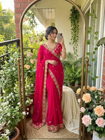 Pink Beautiful saree in Germany
