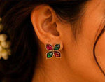 Traditional Festive Elegance: Antique Gold, Emerald, and Ruby Jewelry Styling in Germany Namma Markt