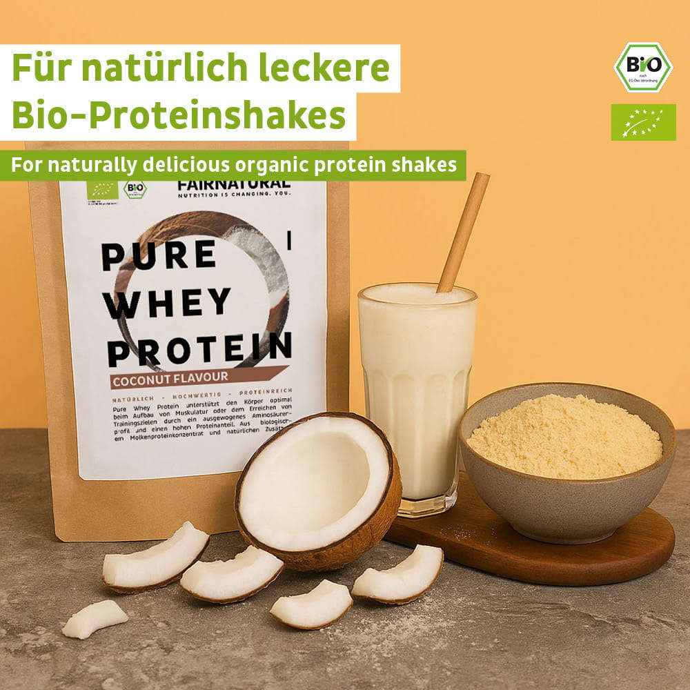 Bio Whey Protein Pulver Kokos Namma Markt