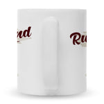 Bedruckte Tasse mit Spruch Bin im Ruhestand