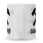 Bedruckte Tasse mit Spruch Glück Auf!