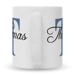Bedruckte Tasse mit Initialen und Namen