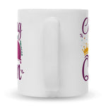 Bedruckte Tasse mit Spruch Camping Queen
