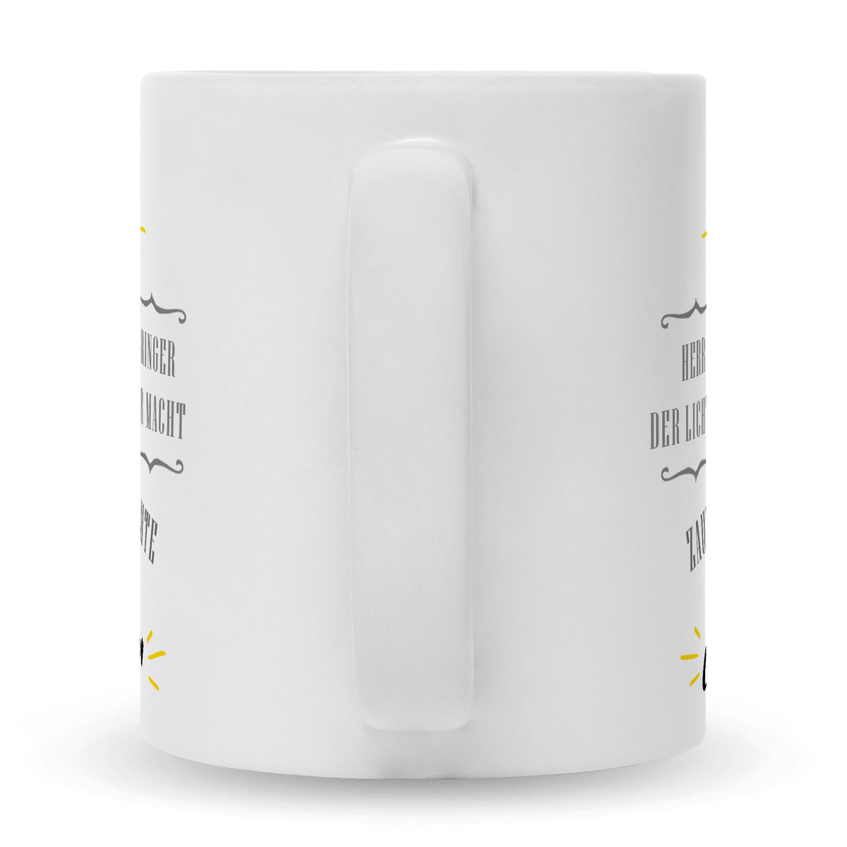 Bedruckte Tasse mit Spruch Wächter des Stroms