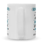 Bedruckte Tasse mit Spruch Bonus Eltern