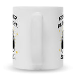 Bedruckte Tasse mit Spruch - Ein Zocker altert nicht er levelt