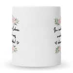 Bedruckte Tasse mit Spruch Im nächsten Leben