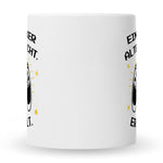 Bedruckte Tasse mit Spruch - Ein Zocker altert nicht er levelt