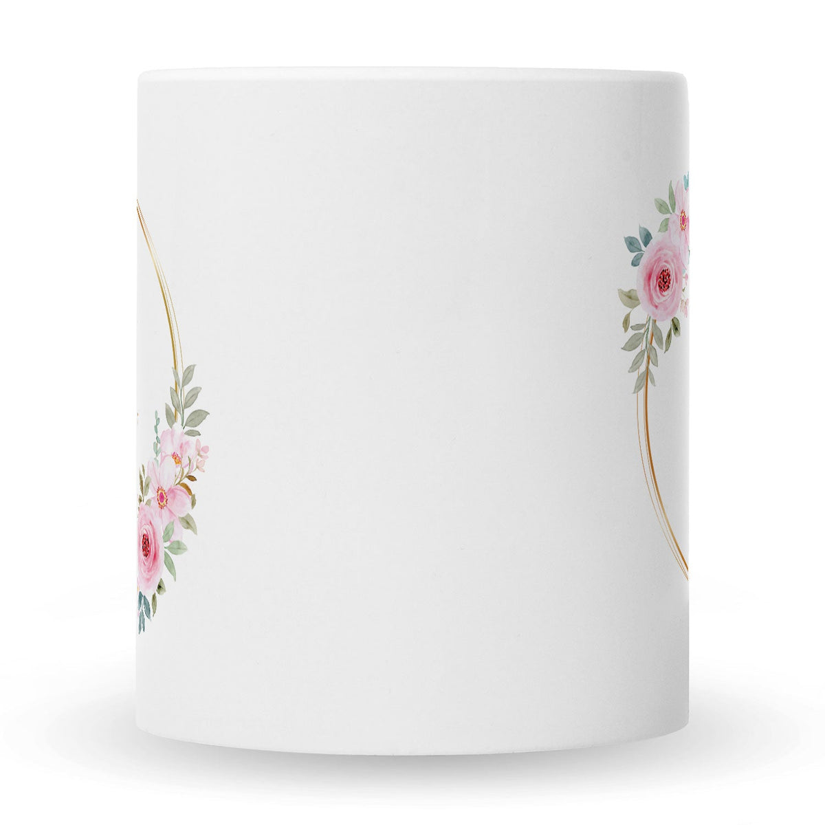 Bedruckte Tasse mit Spruch Rosenhochzeit