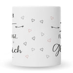Bedruckte Tasse mit Spruch Nimm dir Zeit