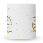 Bedruckte Tasse Schatz Ich habe versucht