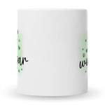 Bedruckte Tasse mit Spruch Du bist wunderbar