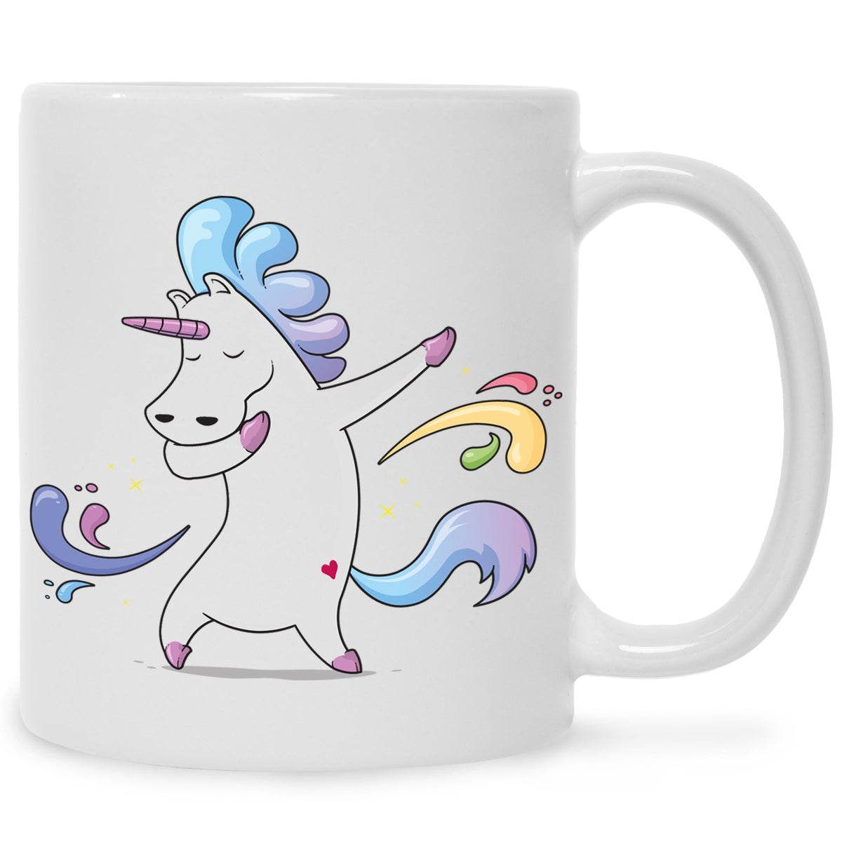 Bedruckte Tasse mit Motiv Einhorn