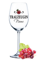 Stölzle Lausitz Weinglas mit Gravur "Trauzeugin"