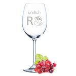 Stölzle Lausitz Weinglas mit Gravur "Endlich Rente"