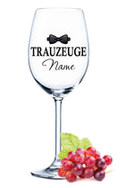 Stölzle Lausitz Weinglas mit Gravur "Trauzeugin"