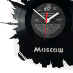 Schallplattenuhr Moscow