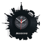 Schallplattenuhr Moscow
