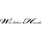 Wohnmobil Aufkleber: Wir lieben Hunde