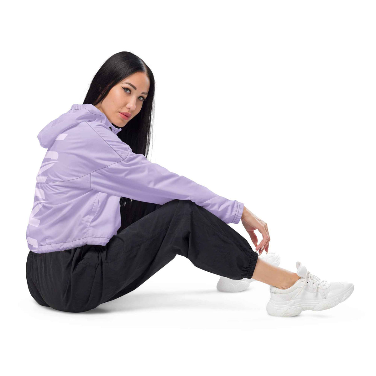 Women’s Cropped Windbreaker 'Retro'
