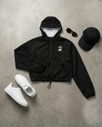 Women’s Cropped Windbreaker 'Shadow'