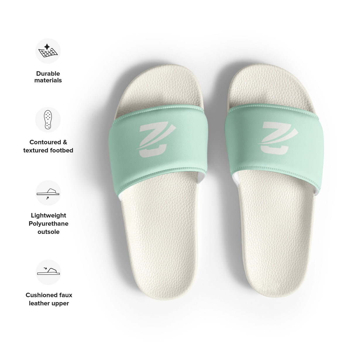 Women's Slides 'Mint'
