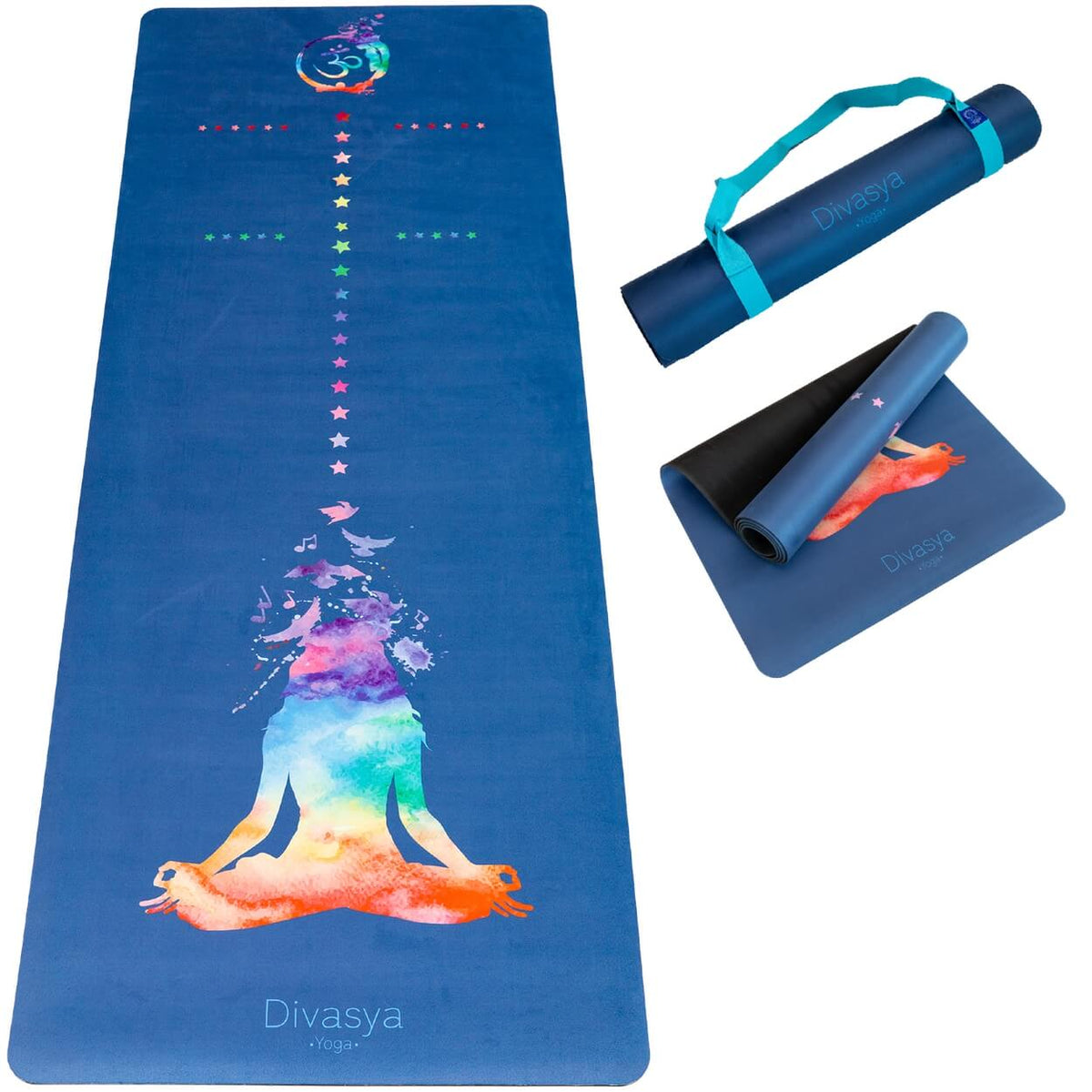 Yogamatte aus Naturkautschuk & recycelter Mikrofaser