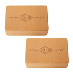 Yoga Set STARTER: Kork Yogamatte mit 2x Yogablock, Tragegurt, Schutzhülle
