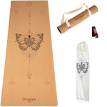 Yoga Set STARTER: Kork Yogamatte mit 2x Yogablock, Tragegurt, Schutzhülle
