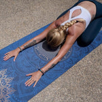 Yogamatte aus Naturkautschuk & recycelter Mikrofaser