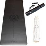 Yogamatte rutschfest | Kautschuk | 9 Yoga-Designs | DIVASYA®