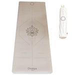 Yogamatte rutschfest | Kautschuk | 9 Yoga-Designs | DIVASYA®