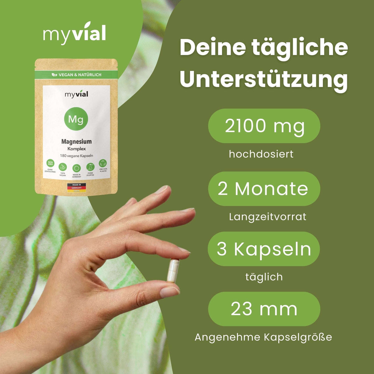 Magnesium Komplex Kapseln Namma Markt