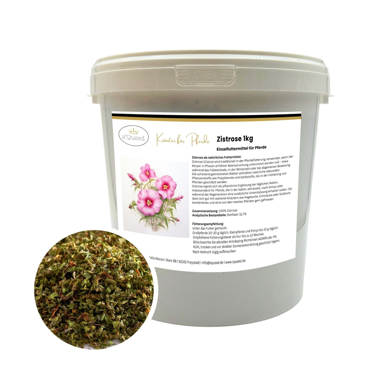 Zistrose Pferd 1kg