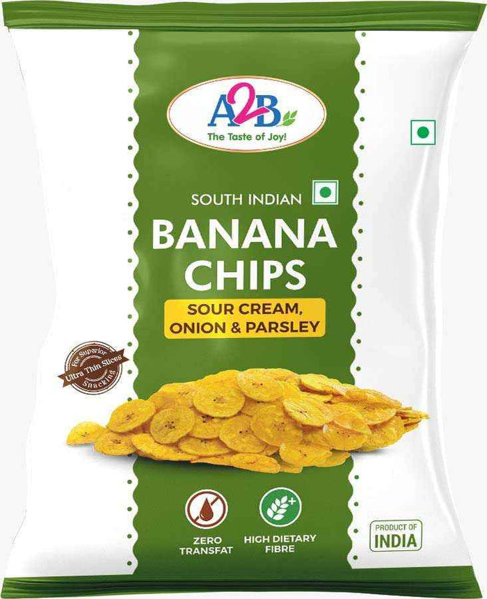 A2B Banana chips Sore flavour 100g