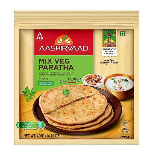 Aashirvaad Mix Veg Paratha 400g - Namma Markt
