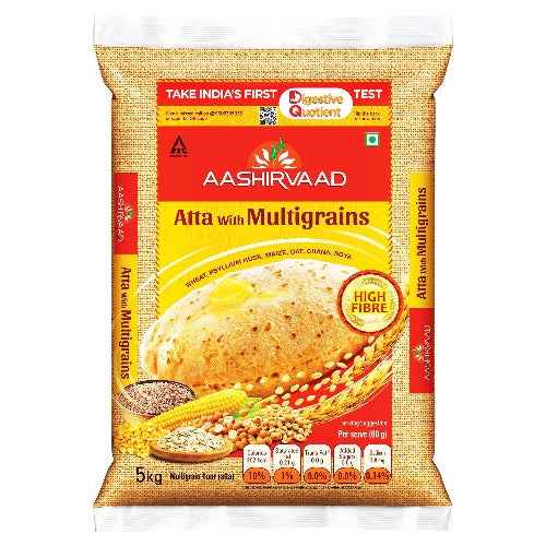 Aashirvaad Multgrain Aata 5 kg (Export Pack)