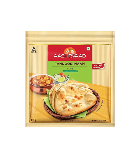 Aashirvaad Tandoori Naan 400g