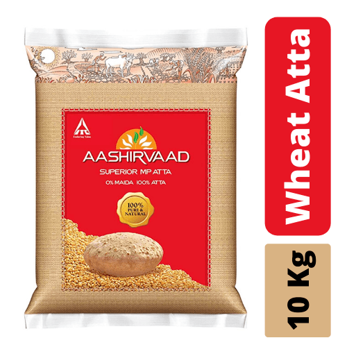 Aashirvaad Wheat Flour 10kg (Export Pack)
