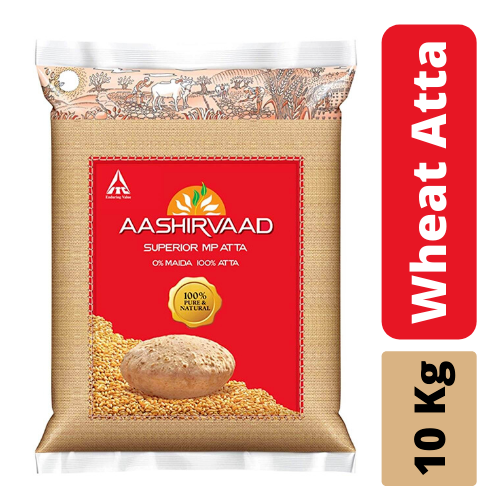 Farina di grano Aashirvaad 10 kg (Confezione da esportazione)