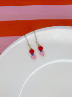 Color Treats Ohrringe Bubblegum mit gold filled Elementen