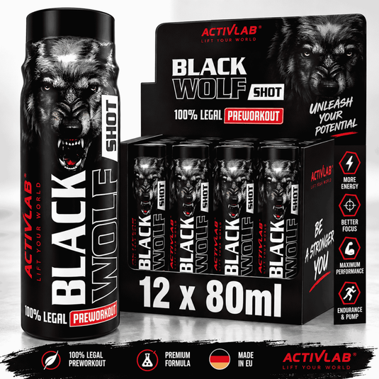 Activlab Black Wolf Preworkout Shot 12 x 80ml