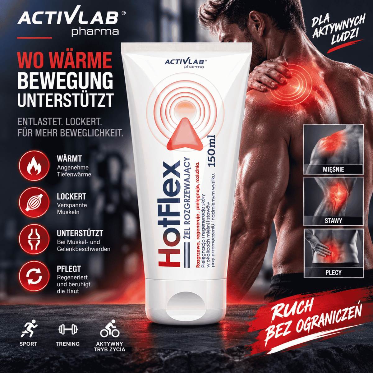 Activlab HotFlex Warming Gel 150ml