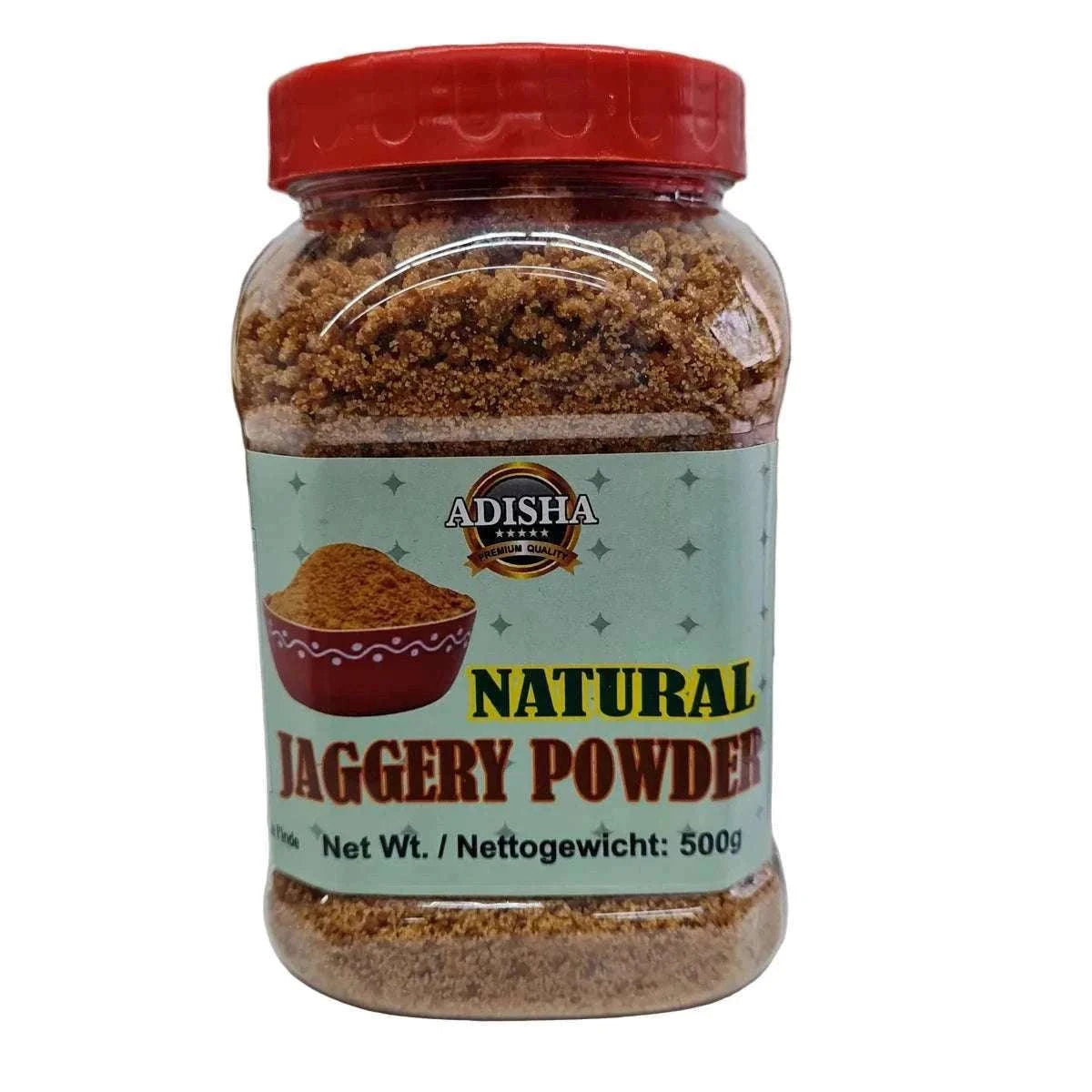 Adisha natural Jaggery Powder Jar 500g - Namma Markt