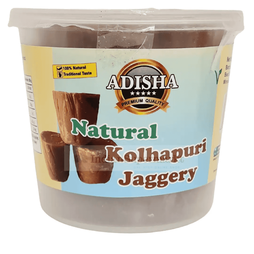 Adisha Natural Kolhapuri Jaggery 500g (brown) - Namma Markt